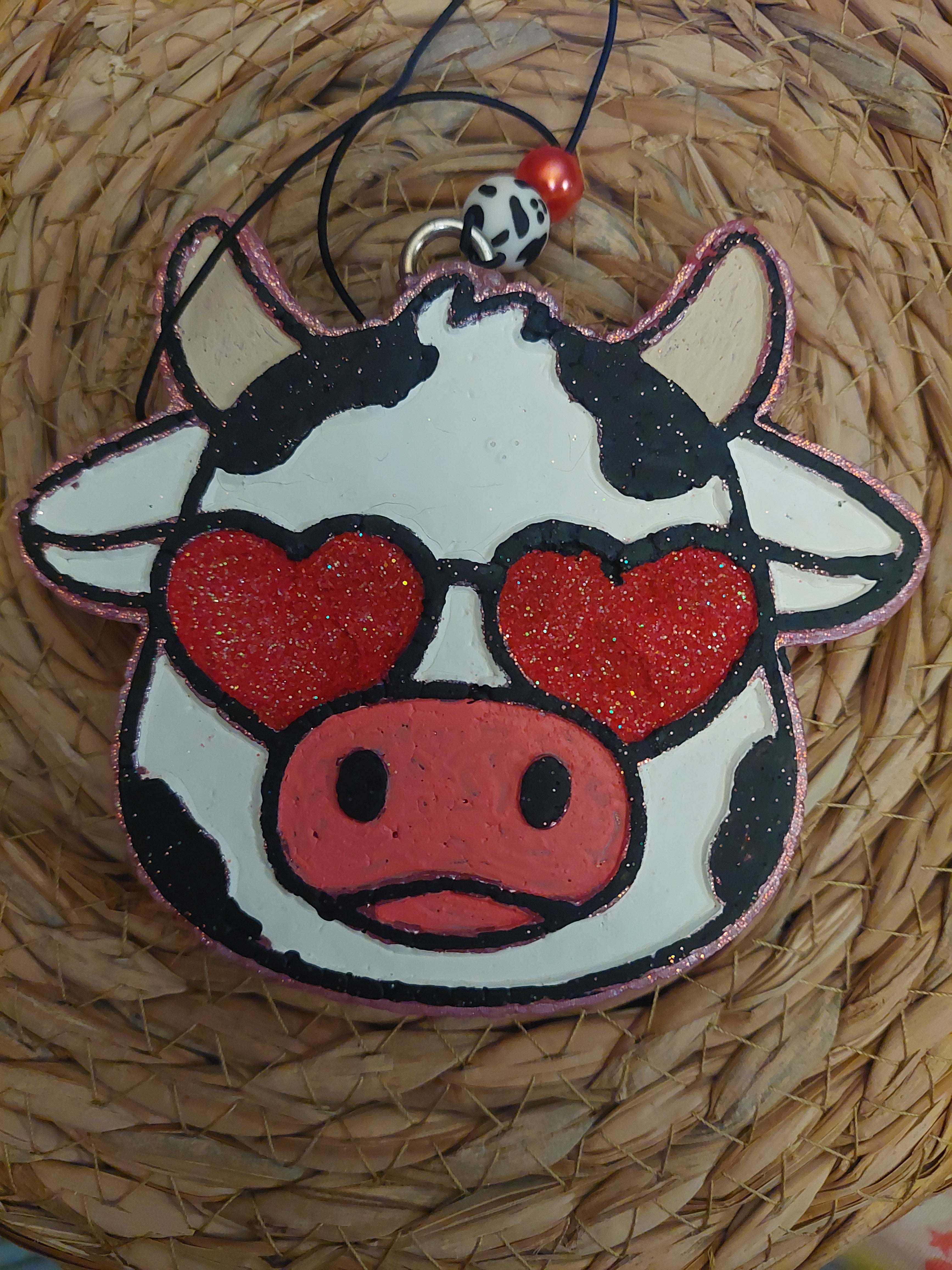 Glasses cow/red (55)