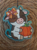 Cow with pumpkin (117)