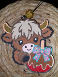 Cow w/apple (234)
